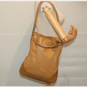 Gucci Vintage Leather Bamboo 2-Way Shoulder Bag